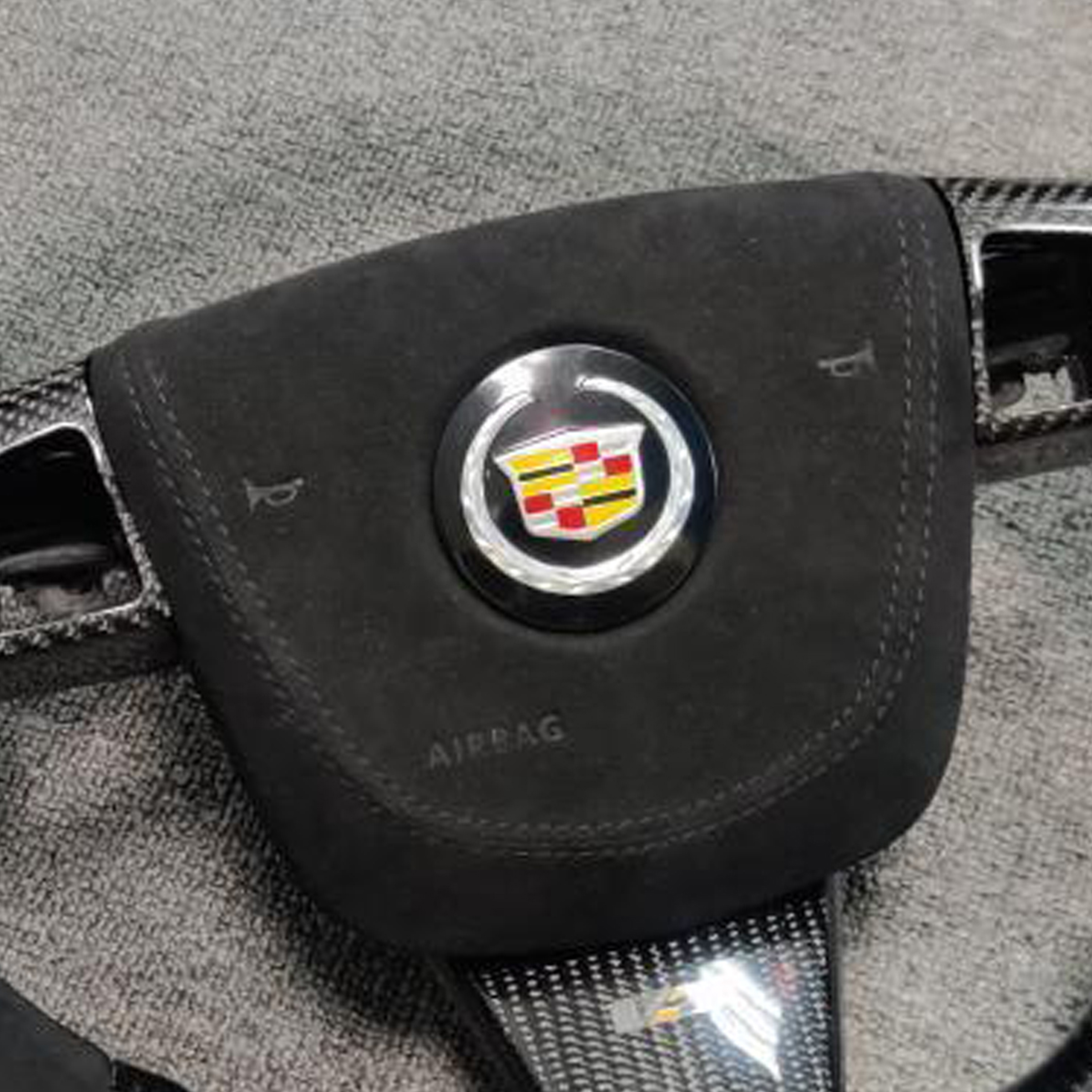 2008 - 2015 CTS, CTS-V "V2" Custom Carbon Fiber Steering Wheel with options