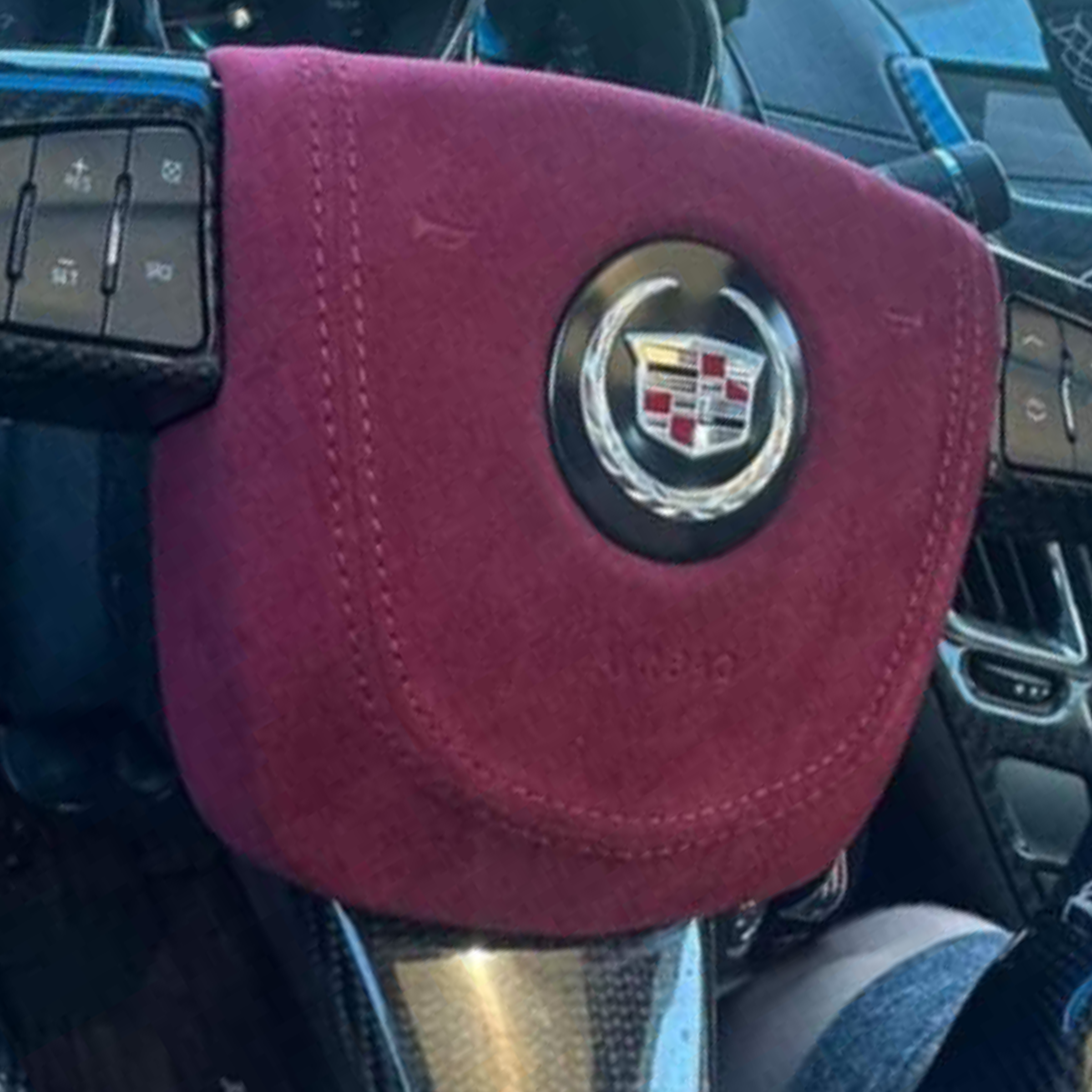 2008 - 2015 CTS, CTS-V "V2" Custom Carbon Fiber Steering Wheel with options