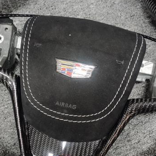 2014 - 2019 Cadillac CTS CTS-V V3 - Custom Airbag Cover for Steering Wheel with options