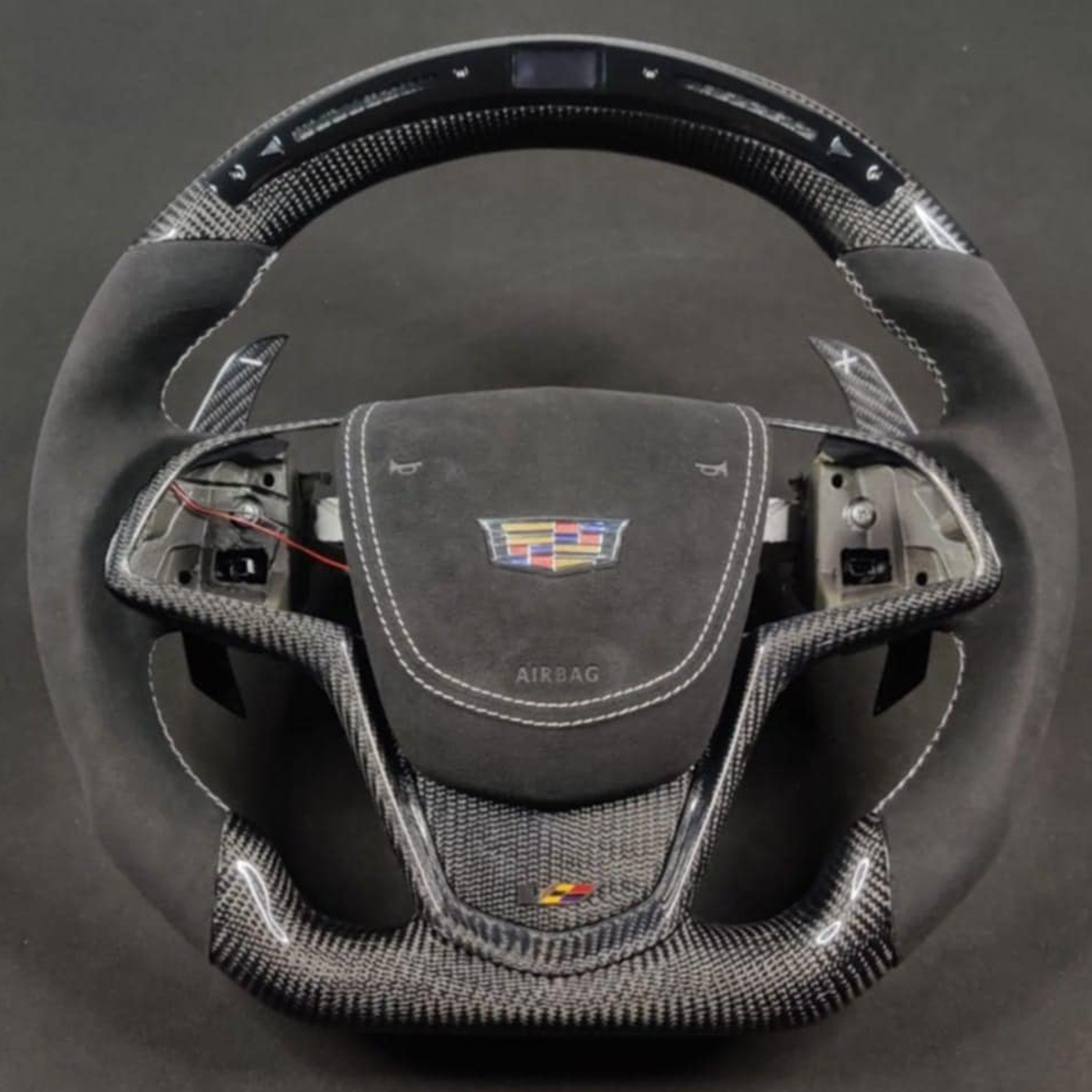 2013 - 2019 ATS & ATS-V Custom Carbon Fiber Steering Wheel with options