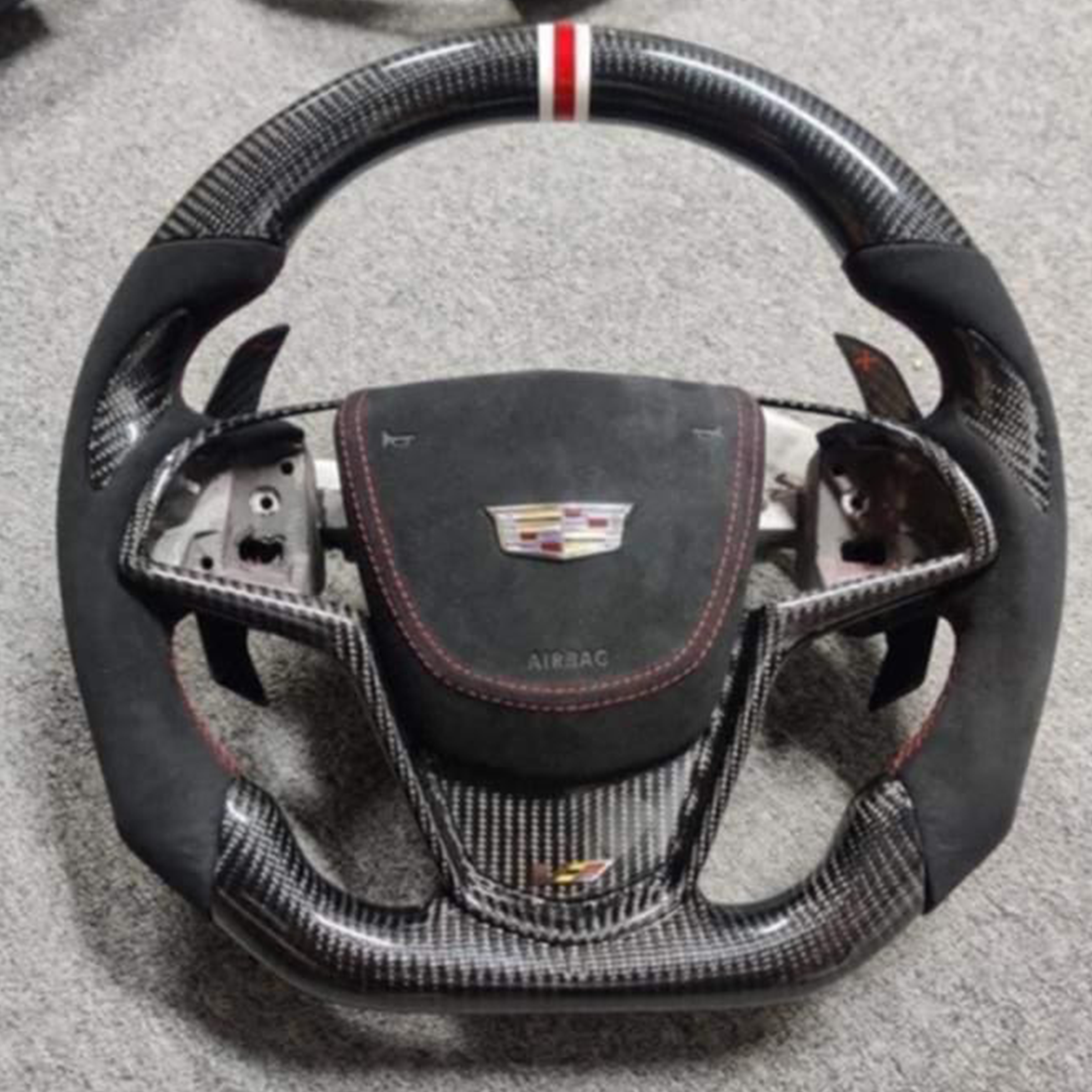 2013 - 2019 ATS ATS-V - Custom Airbag Cover for Steering Wheel with options