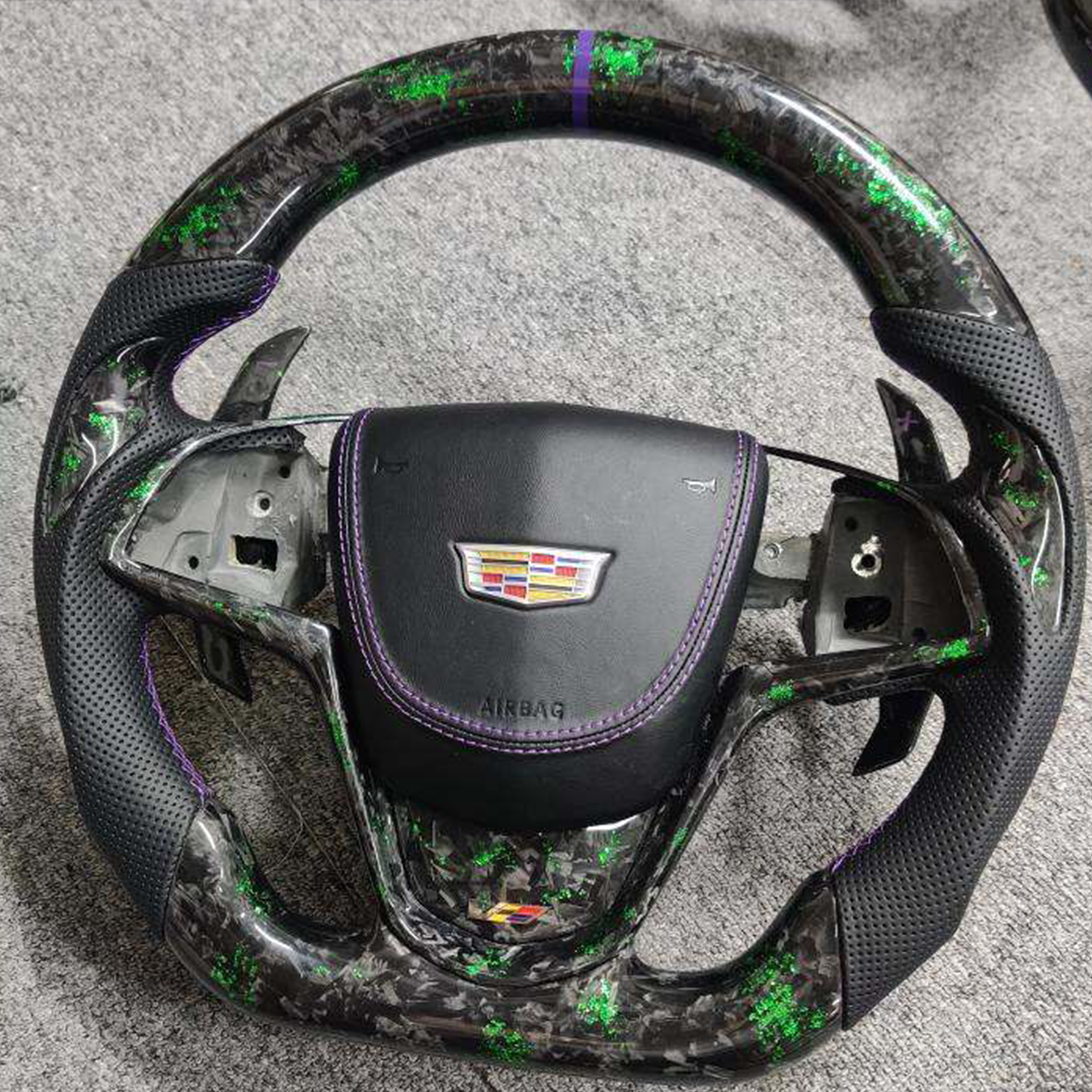 2013 - 2019 ATS & ATS-V Custom Carbon Fiber Steering Wheel with options