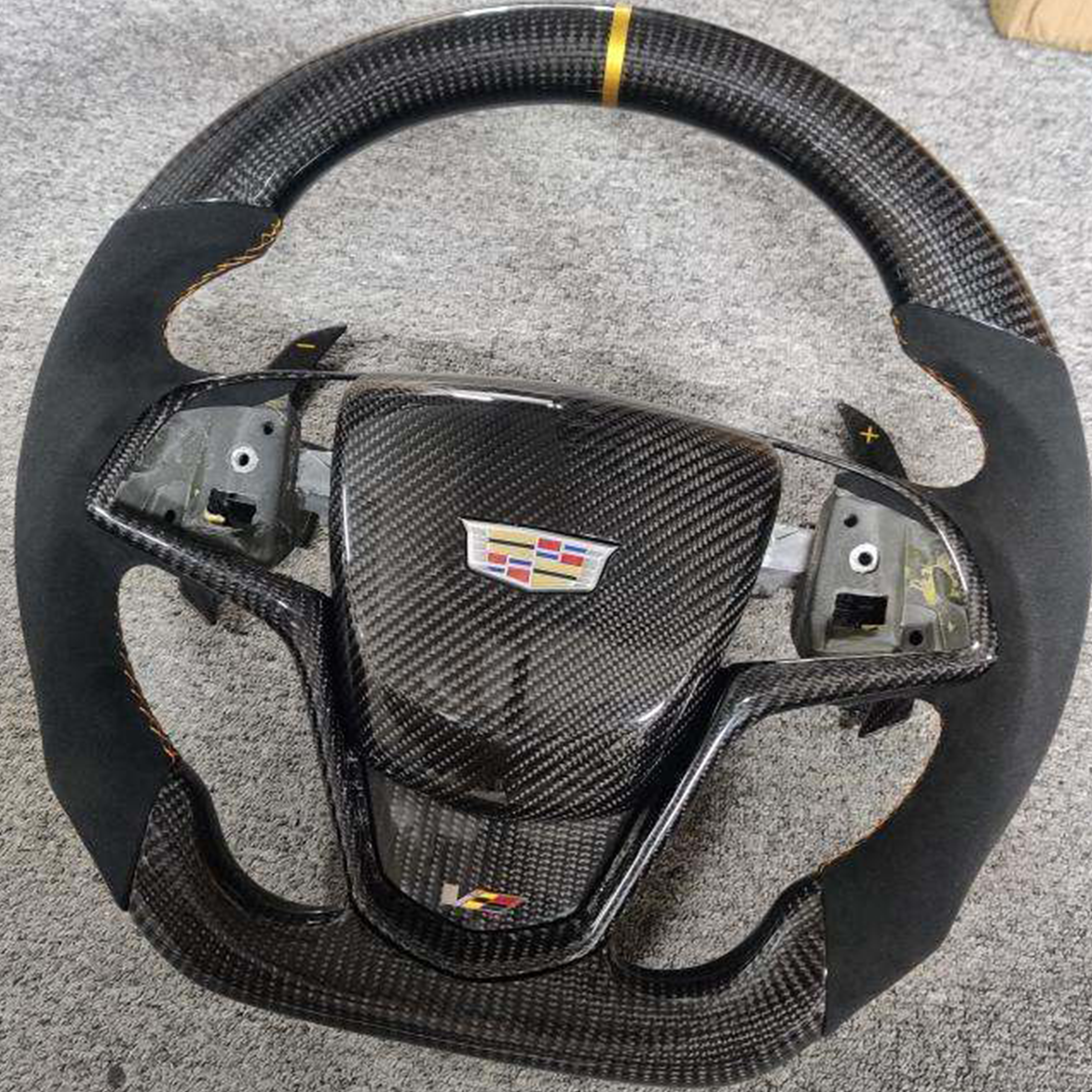 2013 - 2019 ATS & ATS-V Custom Carbon Fiber Steering Wheel with options