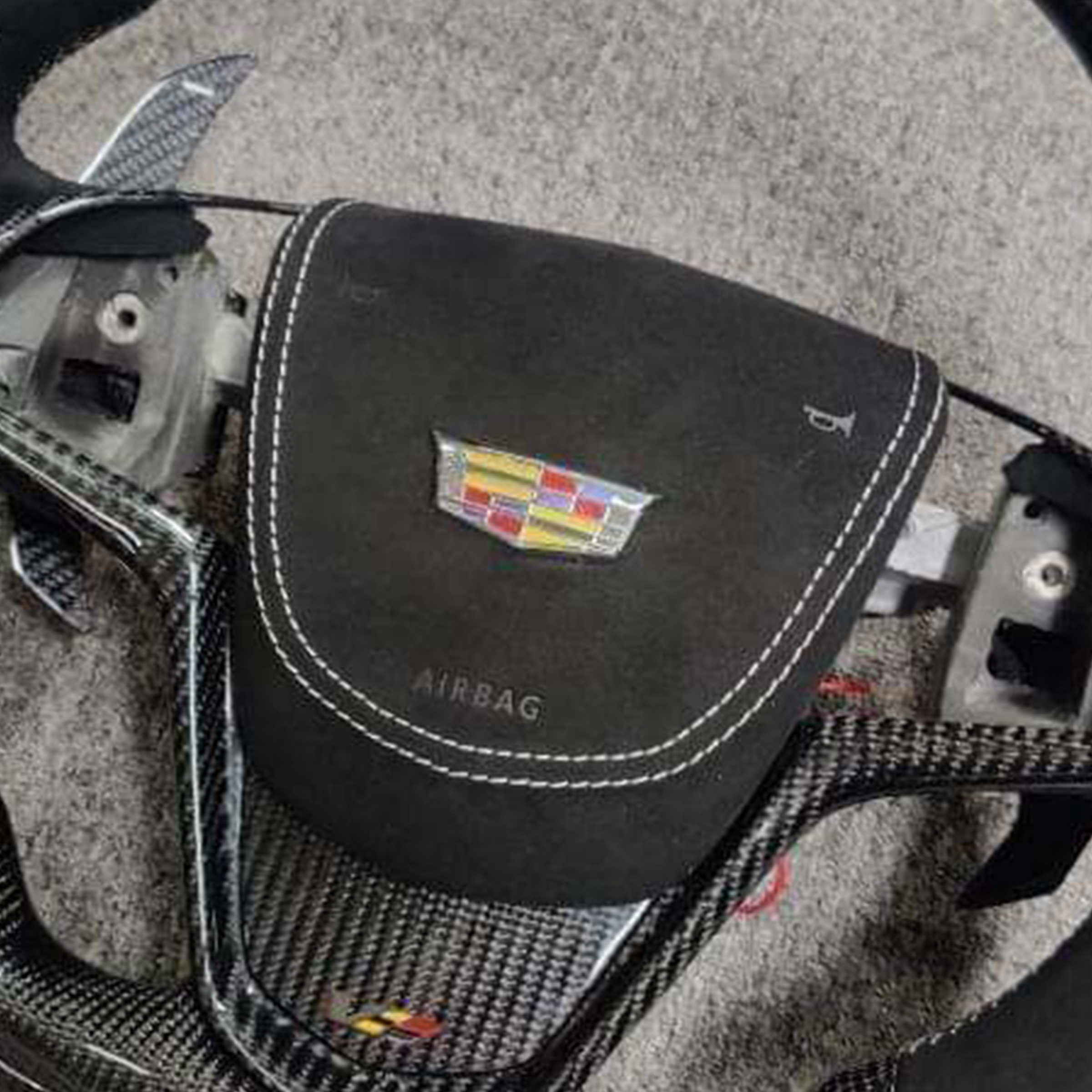 2013 - 2019 ATS & ATS-V Custom Carbon Fiber Steering Wheel with options