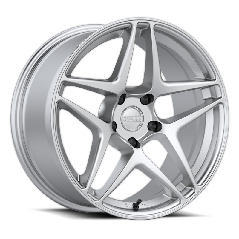 Kansei K15H Astro 19x9.5in / 5x114.3 BP / 12mm Offset / 73.1mm Bore - Hyper Silver Wheel