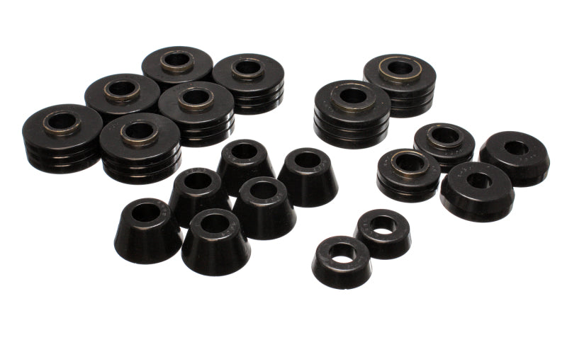 Energy Suspension Ford Bronco Body Mount Set - Black