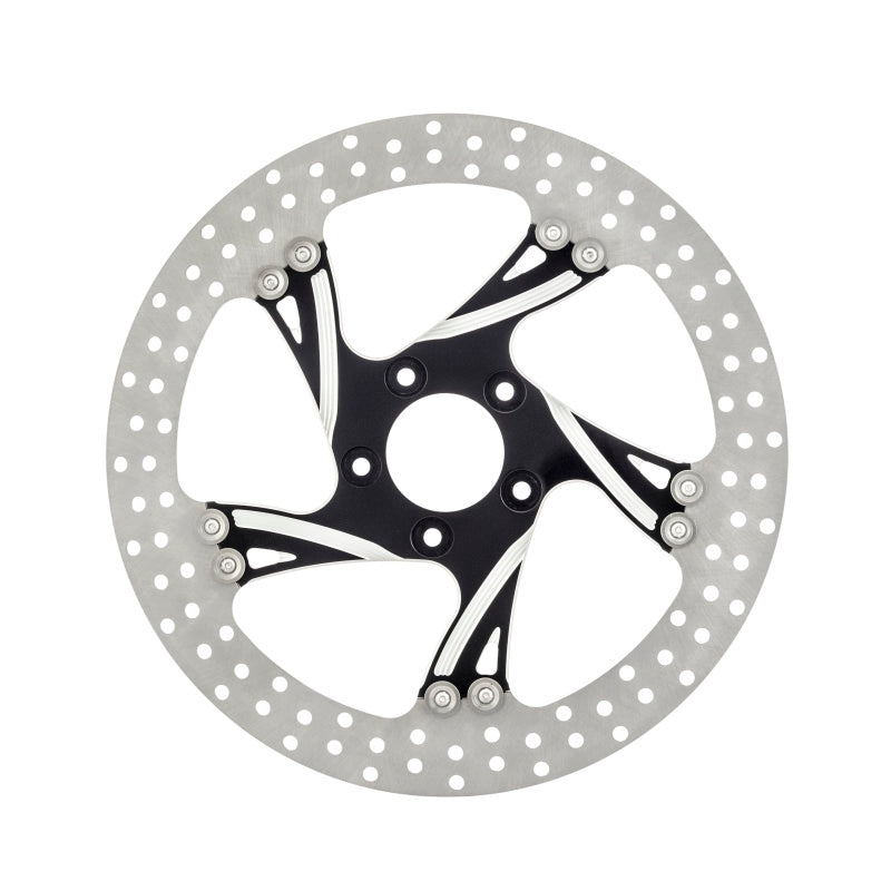 Performance Machine Disc/Carr 11.8 Cruise Rear Left - Contrast Cut Platinum