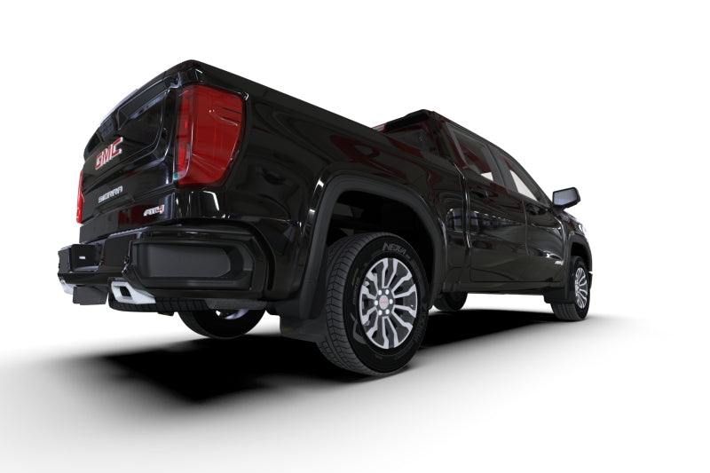 Rally Armor 19-25 GMC Sierra 1500 AT4 Black UR Mud Flap w/ Red Logo