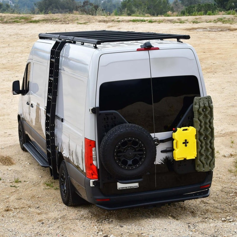 Westin 19-24 Mercedes-Benz Sprinter High Roof Mesa Side Ladder - Textured Black