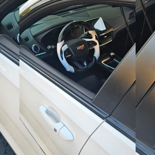 2020 - 2026+ Cadillac CT4 / CT5 Base, V, and Blackwing - Custom Carbon Fiber Steering Wheel with options