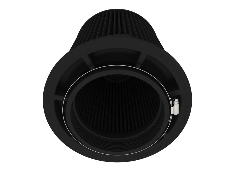 aFe MomentumINtake Replacement Air Filter w/Black Pro 5R 5-1/2IN F x 8IN B x 7IN T (Inverted) x 9IN