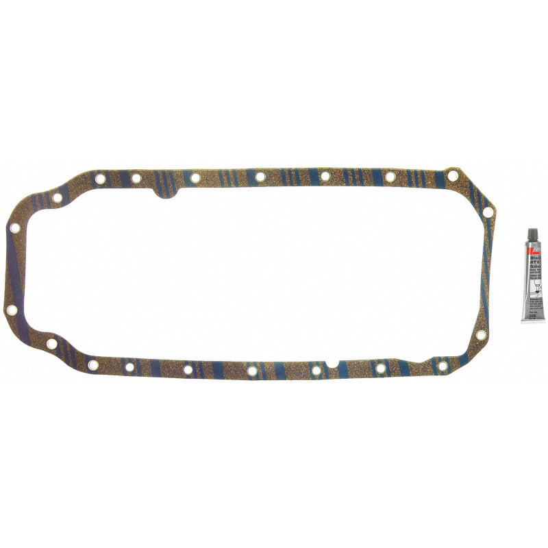 Fel-Pro Cadillac Eldorado OS 30513 C Engine Oil Pan Gasket Set Blue Stripe cork-rubber