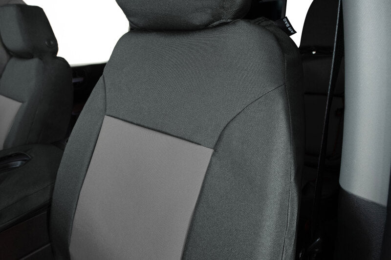 Covercraft 22-24 Chevrolet Silverado Endura PrecisionFitFront Row Seat Covers - Charcoal/Silver