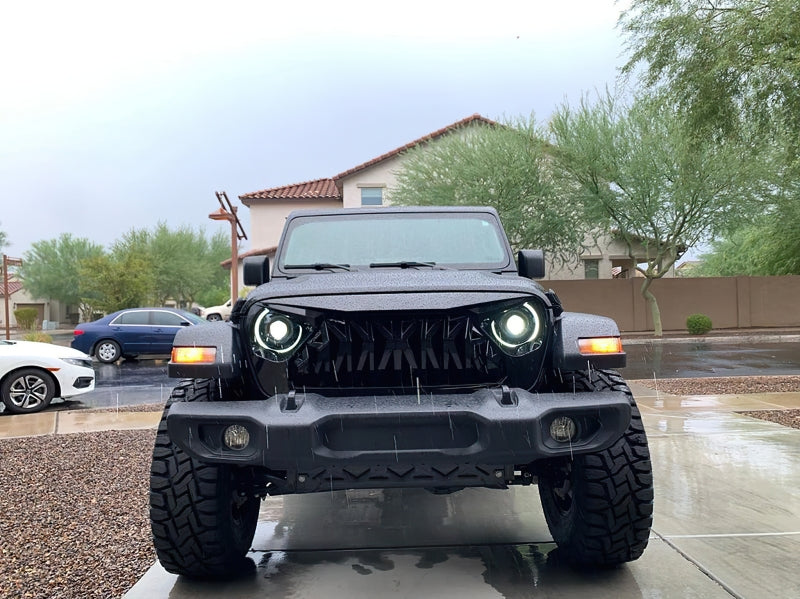 Oracle Jeep JL/Gladiator JT Oculus Bi-LED Projector Headlights - Amber/White Switchback