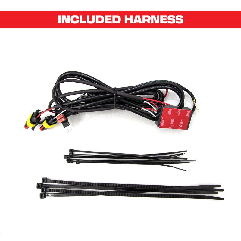 ANZO 21-23 Ford F150 Black Housing Full LED Light Tube Front Grille