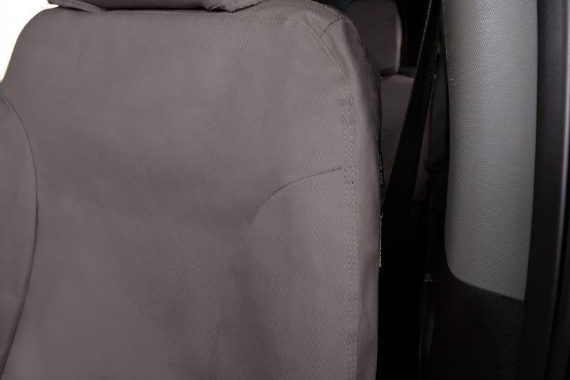 Covercraft 19-24 Chevrolet Silverado Polycotton SeatSaver Custom Front Row Seat Covers - Misty Grey