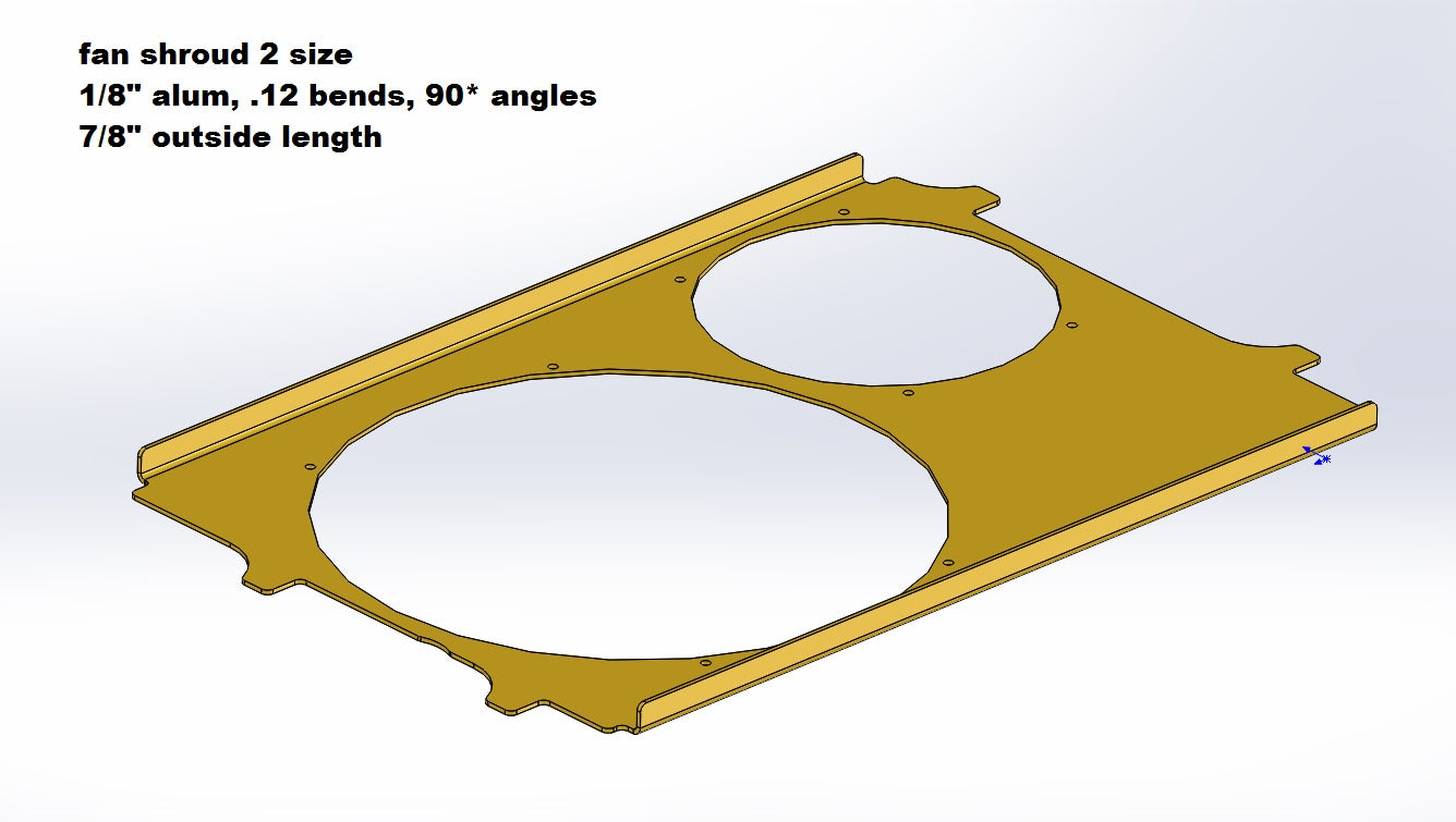 'Procharger' LS F-Body E-fan Shroud