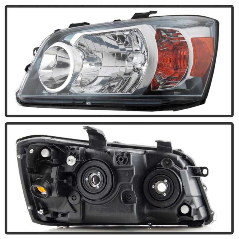 xTune Toyota Highlander 04-06 (Non Hybrid Models) OEM Style Headlights Chrome HD-JH-THIGH04-AM-C