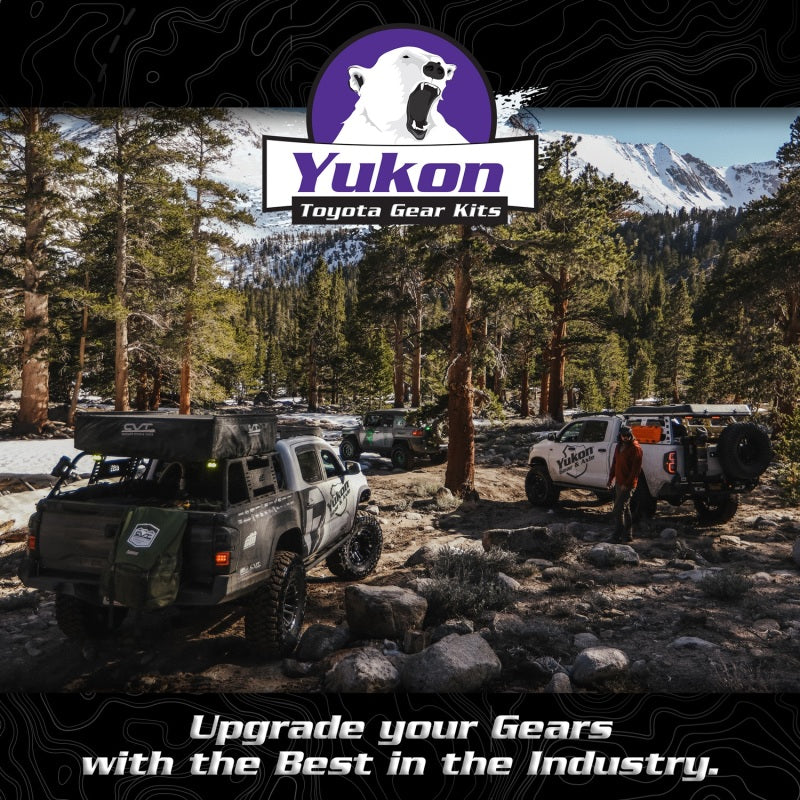 Yukon Gear Ring & Pinion Gear Kit Front & Rear for Toyota 8/8IFS Diff (w/Factory Locker) 4.88 Ratio