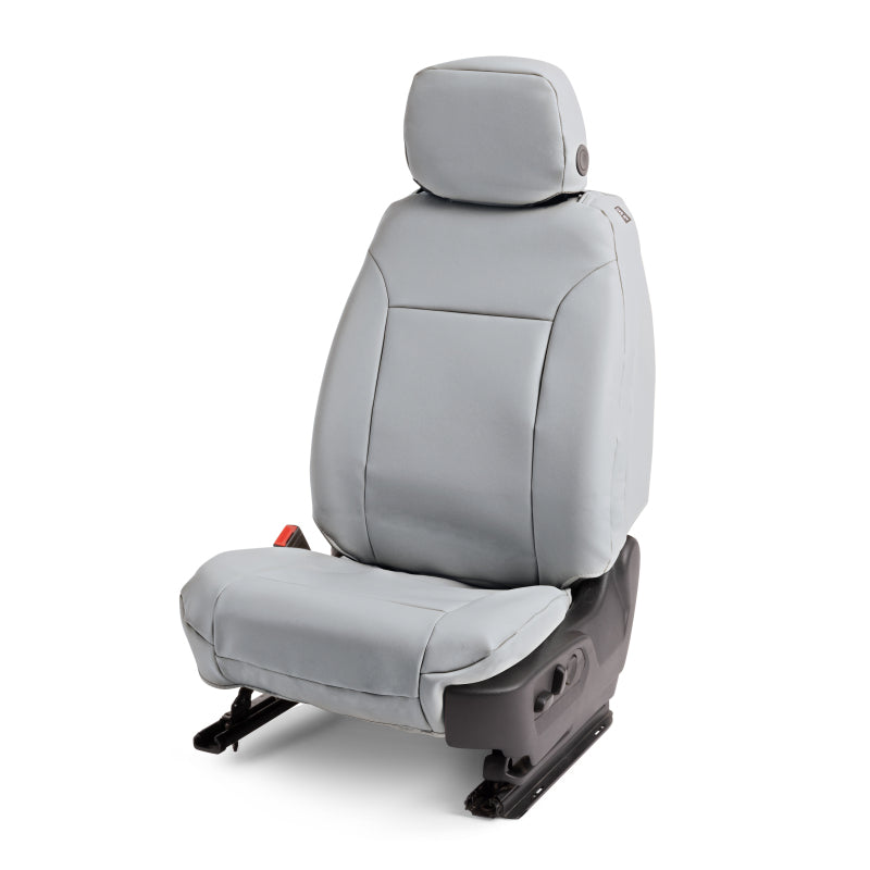 Covercraft 07-13 Chevrolet Avalanche/ Leatherette PrecisionFitFront Row Seat Covers - Lt Grey
