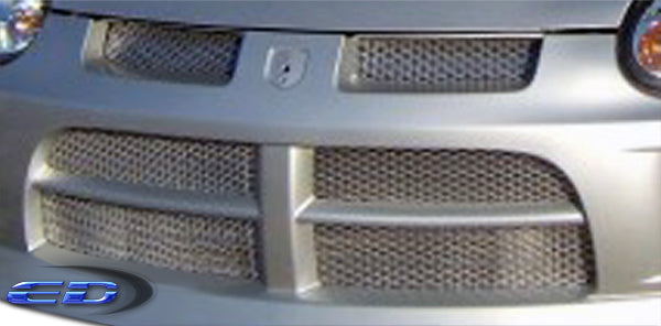Diamond Cut Mesh Grille (silver) - 2 Piece