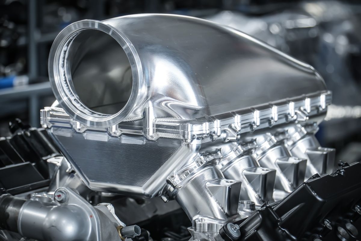 GEN III HEMI 6.2/6.4 LME RACING 2400HP BILLET INTAKE - POWDER COAT