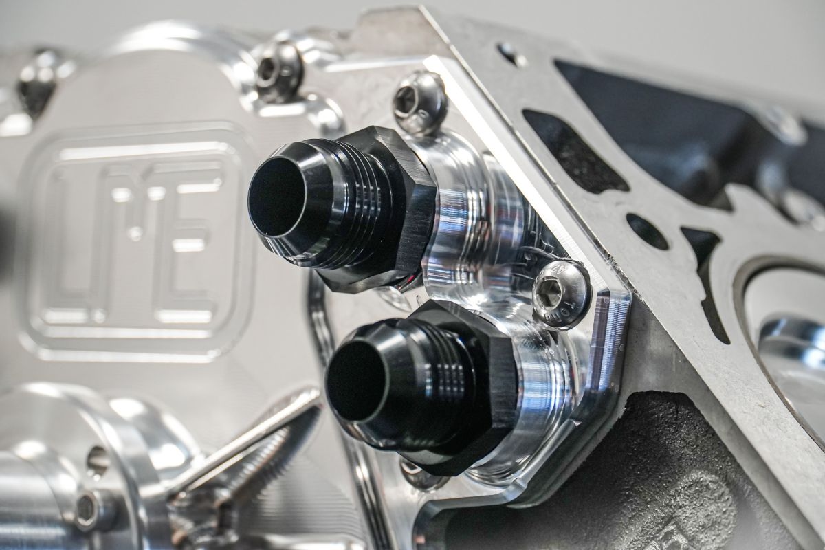 LME Billet LS Cam Drive Front Covers - POWDERCOAT BLACK