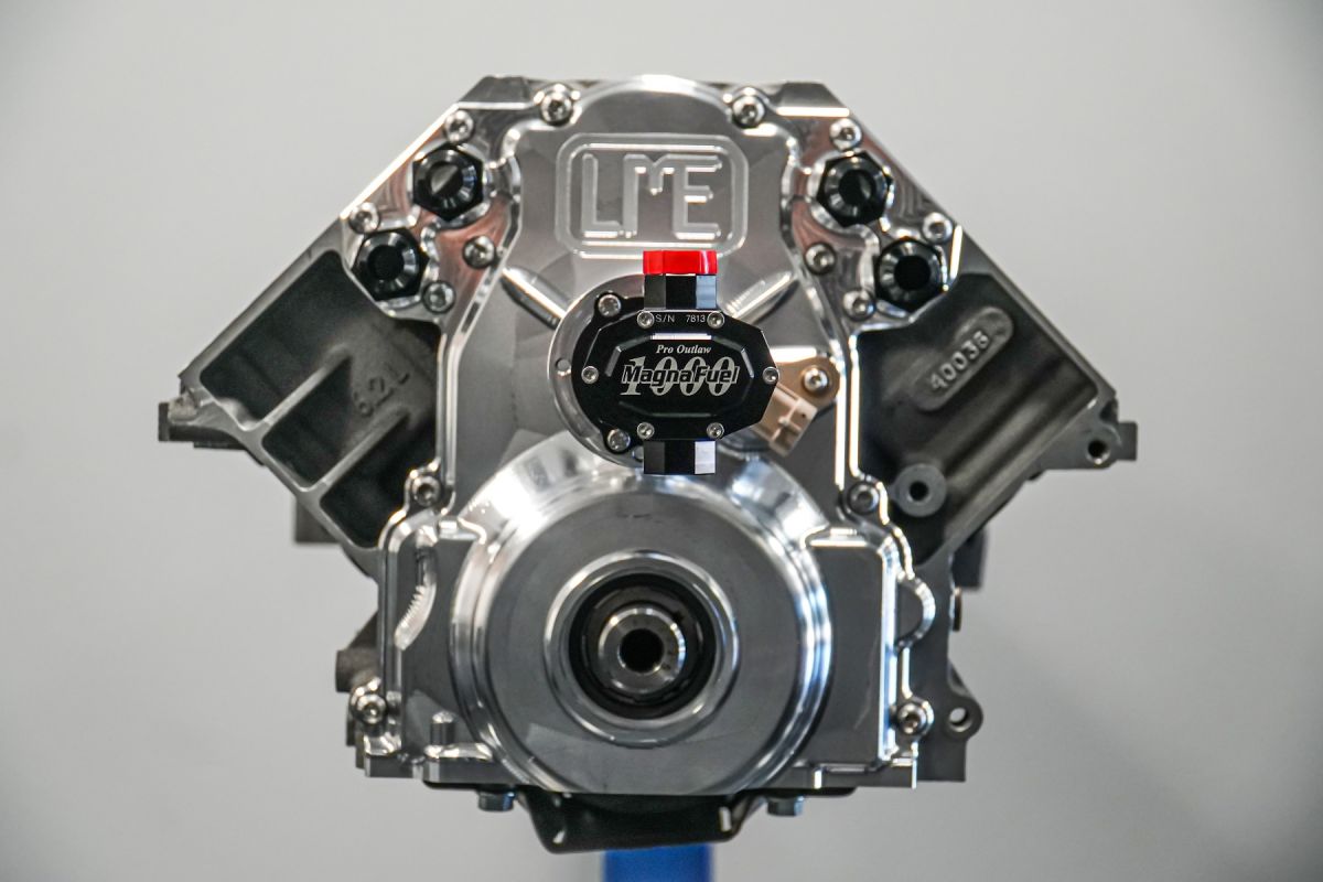 LME Billet LS Cam Drive Front Covers - NATURAL ALUMINUM