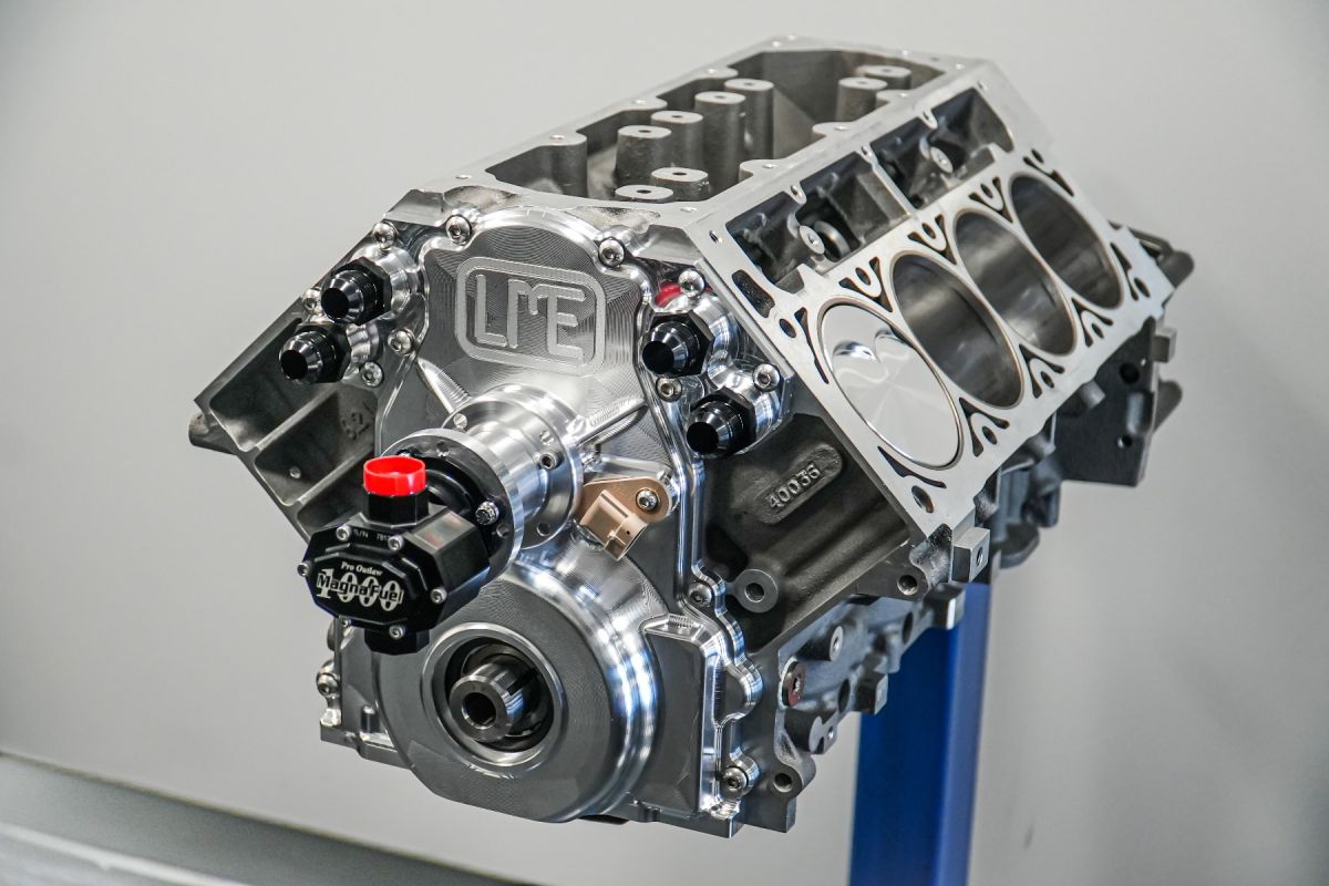 LME Billet LS Cam Drive Front Covers - NATURAL ALUMINUM