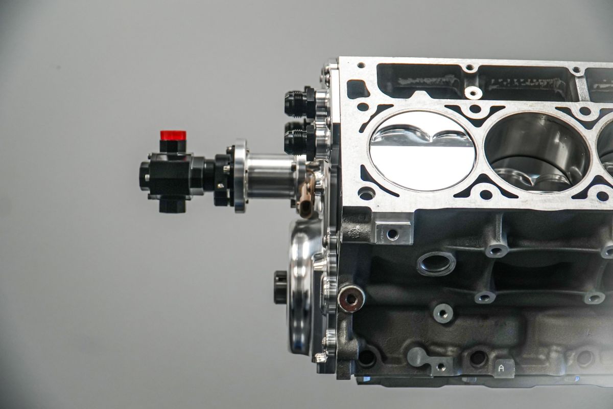 LME Billet LS Cam Drive Front Covers - POWDERCOAT BLACK