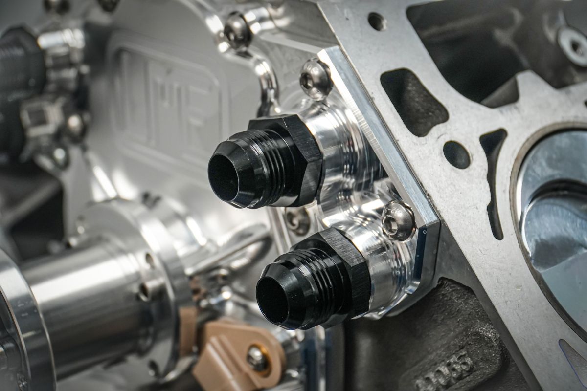 LME Billet LS Cam Drive Front Covers - NATURAL ALUMINUM