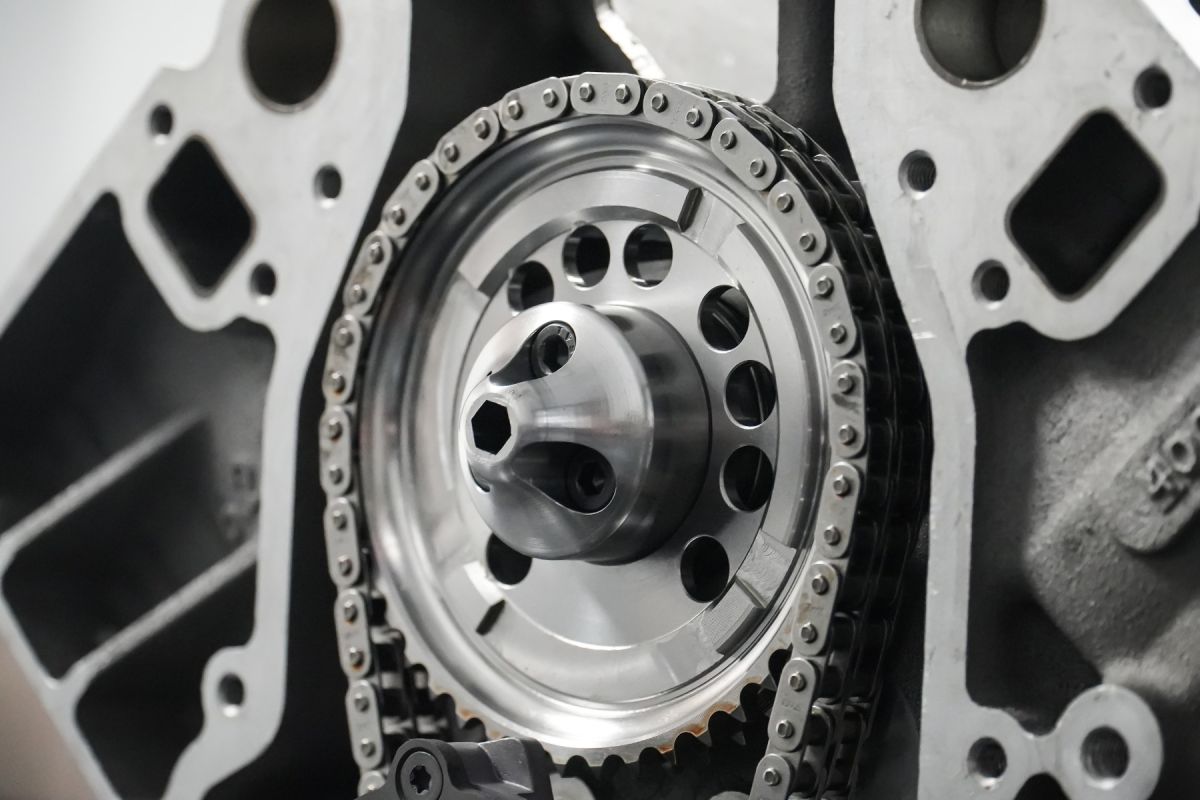 LME Billet LS Cam Drive Front Covers - POWDERCOAT BLACK