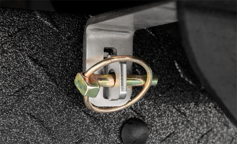 Access Rockstar 2023+ Ford F-250/350 Full Width Tow Flap/w Heat Shield - Black Urethane