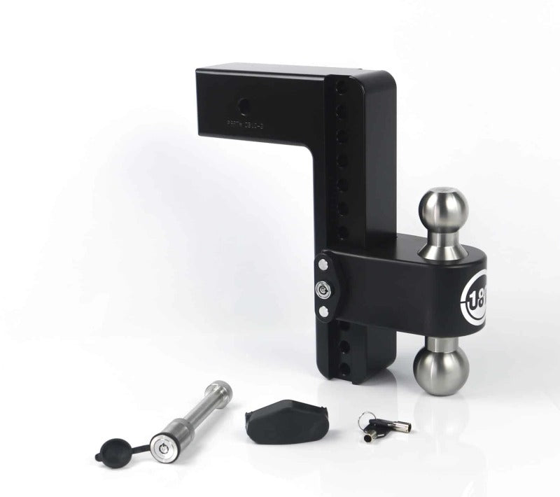 Weigh Safe 180 Hitch 10in Drop Hitch & 3in Shank (10K/21K GTWR) w/WS05 - Black Cerakote