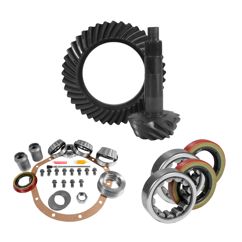 Yukon Gear 8.875in GM 12T 3.08 Rear Ring & Pinion Install Kit Axle Bearings and Seals