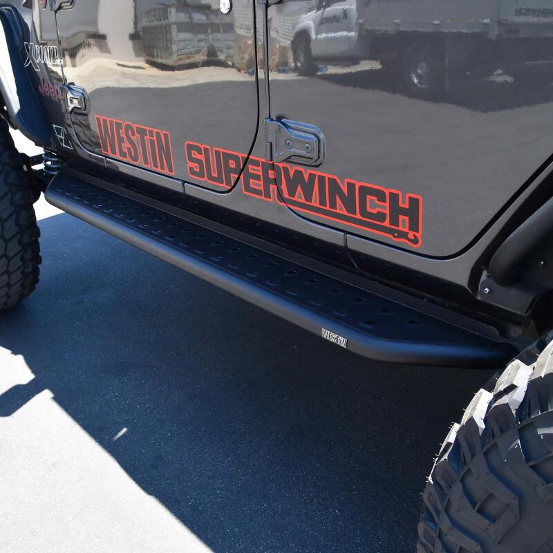 Westin 18-24 Jeep Wrangler (JL) Unlimited 4DR Outlaw Running Board - Textured Black
