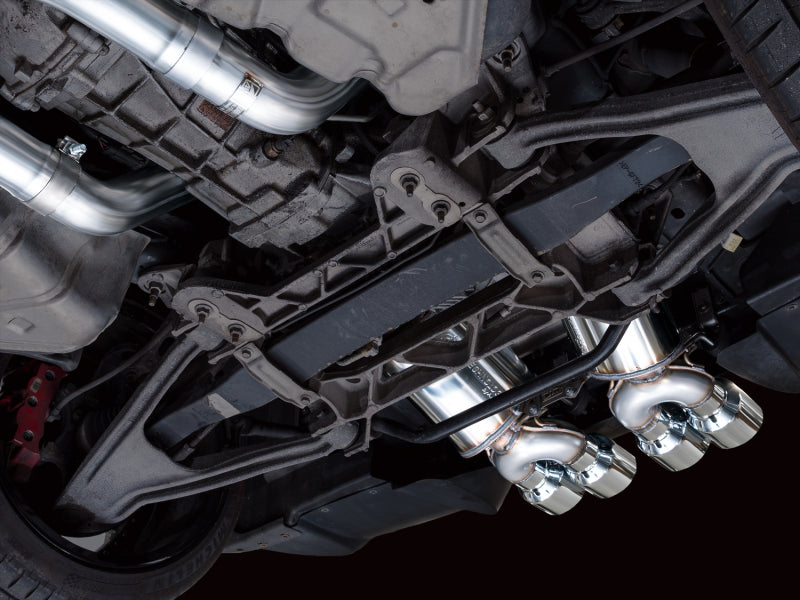AWE Tuning C6 Chevrolet Corvette Z06/ZR1 Touring Edition Axle-Back Exhaust w/ Chrome Silver Tips