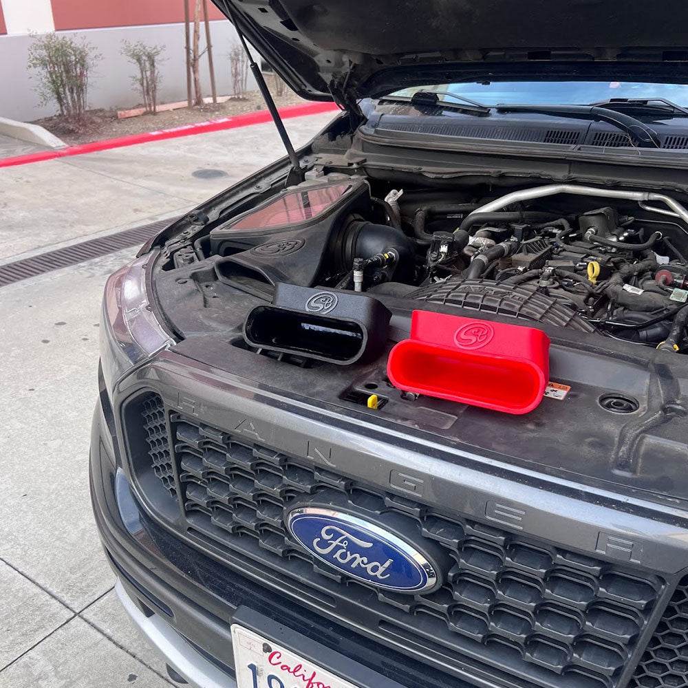 RAM AIR SCOOP FOR FOR 2019-2023 FORD RANGER 2.3L ECOBOOST (Black)