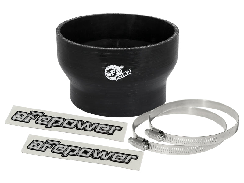 aFe Magnum FORCE Intake Coupling Kit (4-1/3 IN ID to 3-1/2 IN ID x 2-3/4 IN L) Straight Black