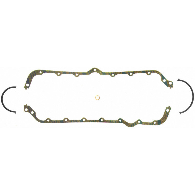 Fel-Pro Jeep Grand Wagoneer OS 30187 C Engine Oil Pan Gasket Set Blue Stripe cork-rubber