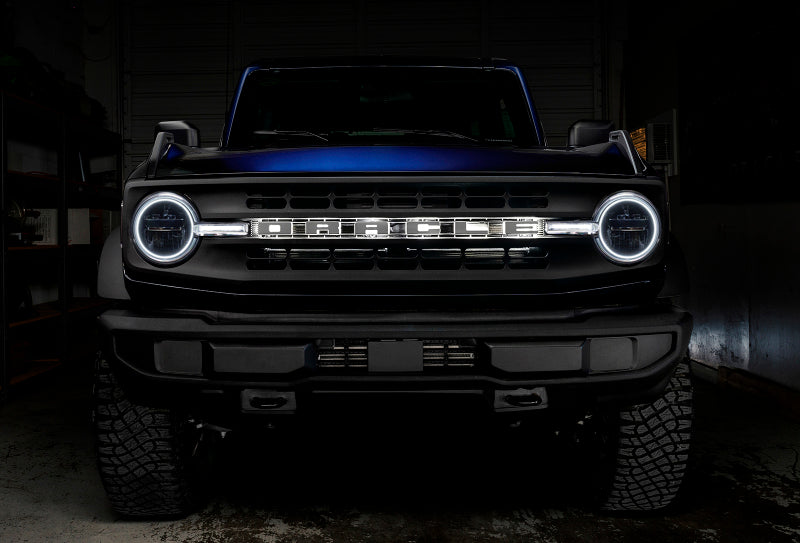 Oracle 2122 Ford Bronco Headlight Halo Kit w/DRL Bar  Base Headlights w/Simple Control