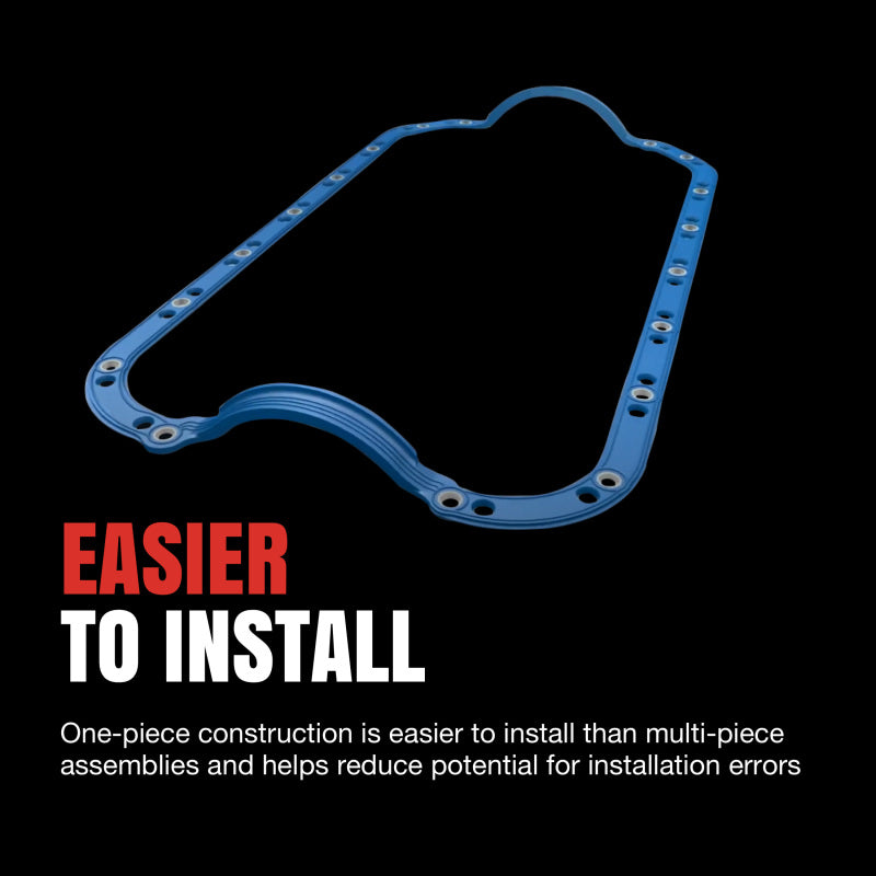 Fel-Pro Chevrolet C10 OS 30386 C Engine Oil Pan Gasket Set Blue Stripe cork-rubber