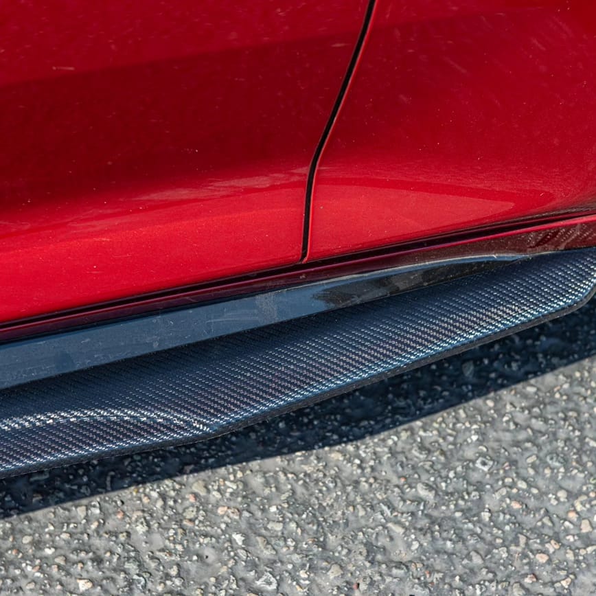 2020-Present Cadillac CT5 Sport & CT5-V | CARBON FIBER SDP Performance Style Side Skirts Rocker Panels Ground Effects