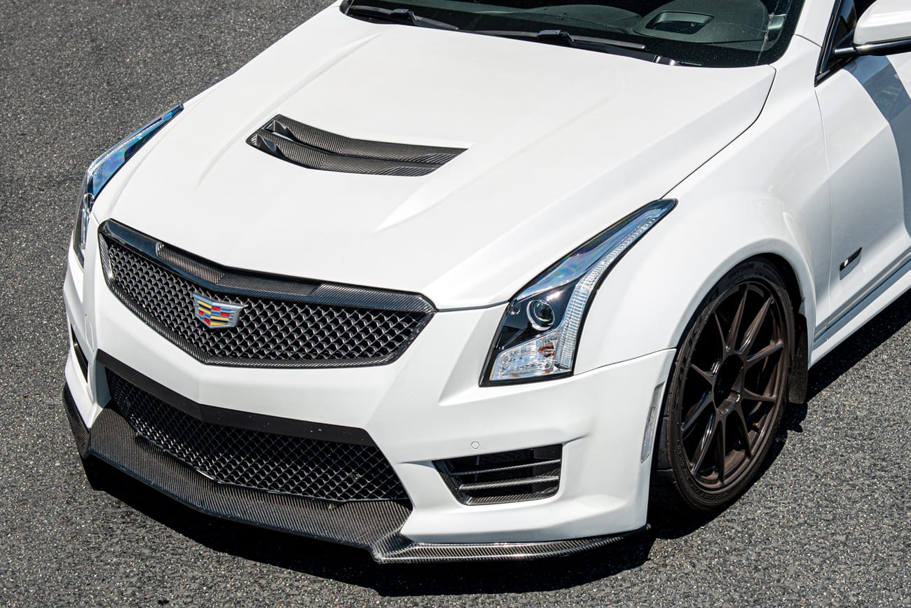 2016-2019 Cadillac ATS-V | CARBON FIBER Front Bumper Bezel Insert Vents