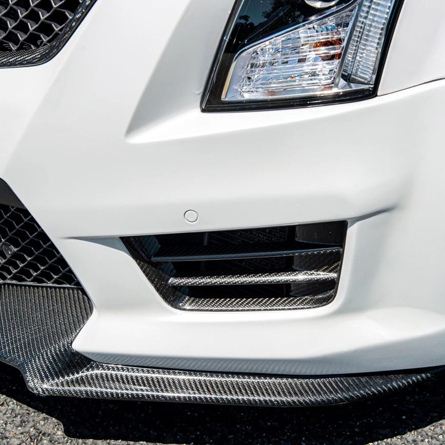 2016-2019 Cadillac ATS-V | CARBON FIBER Front Bumper Bezel Insert Vents