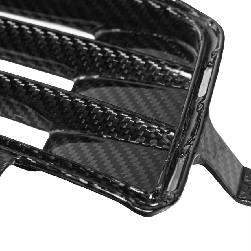 2016-2019 Cadillac ATS-V | CARBON FIBER Front Bumper Bezel Insert Vents