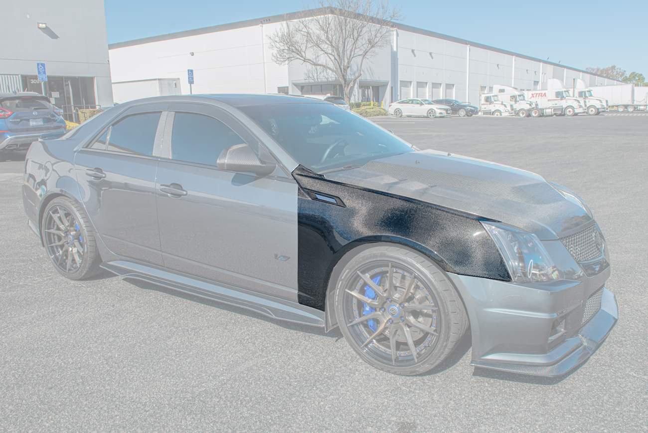 2009-2015 CTS-V V2 | Carbon Fiber Fenders
