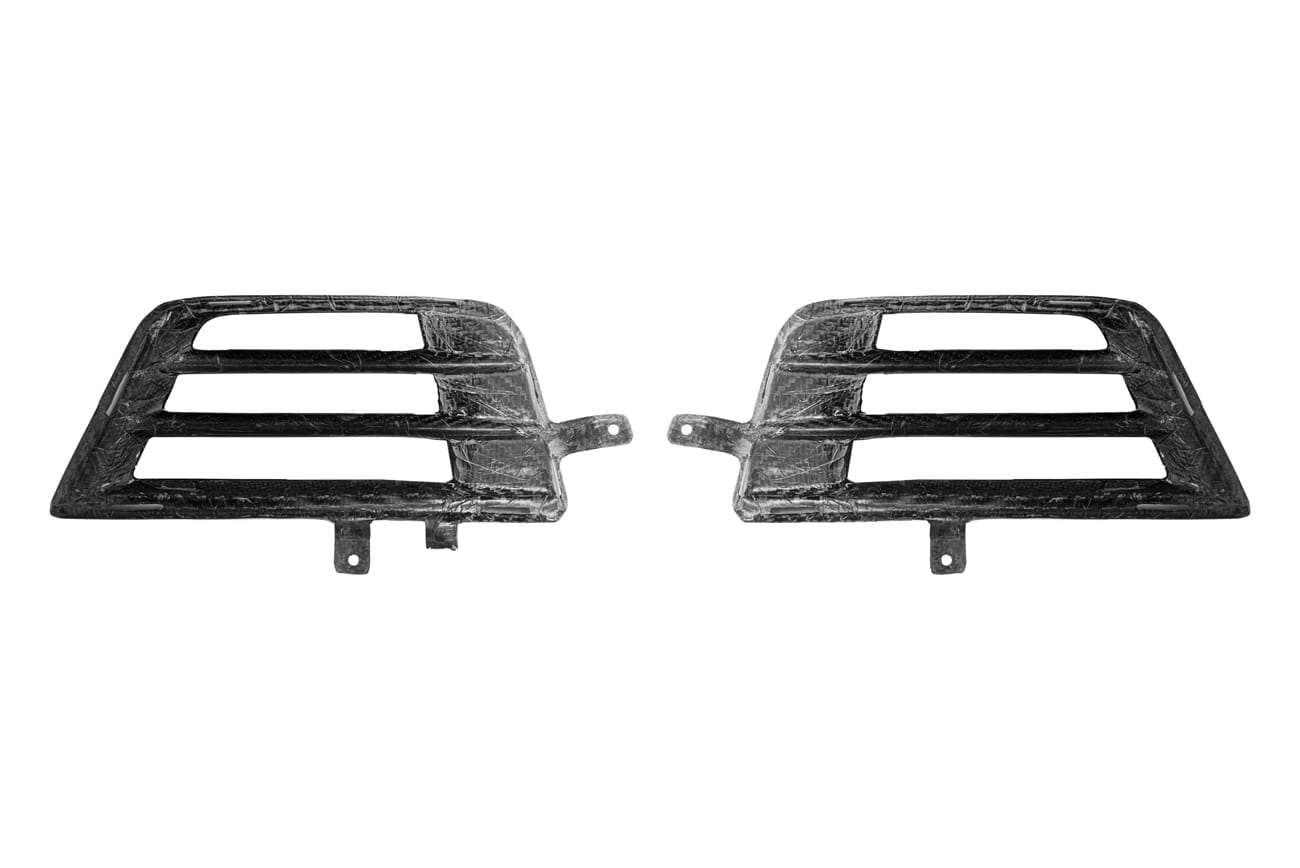 2016-2019 Cadillac ATS-V | CARBON FIBER Front Bumper Bezel Insert Vents