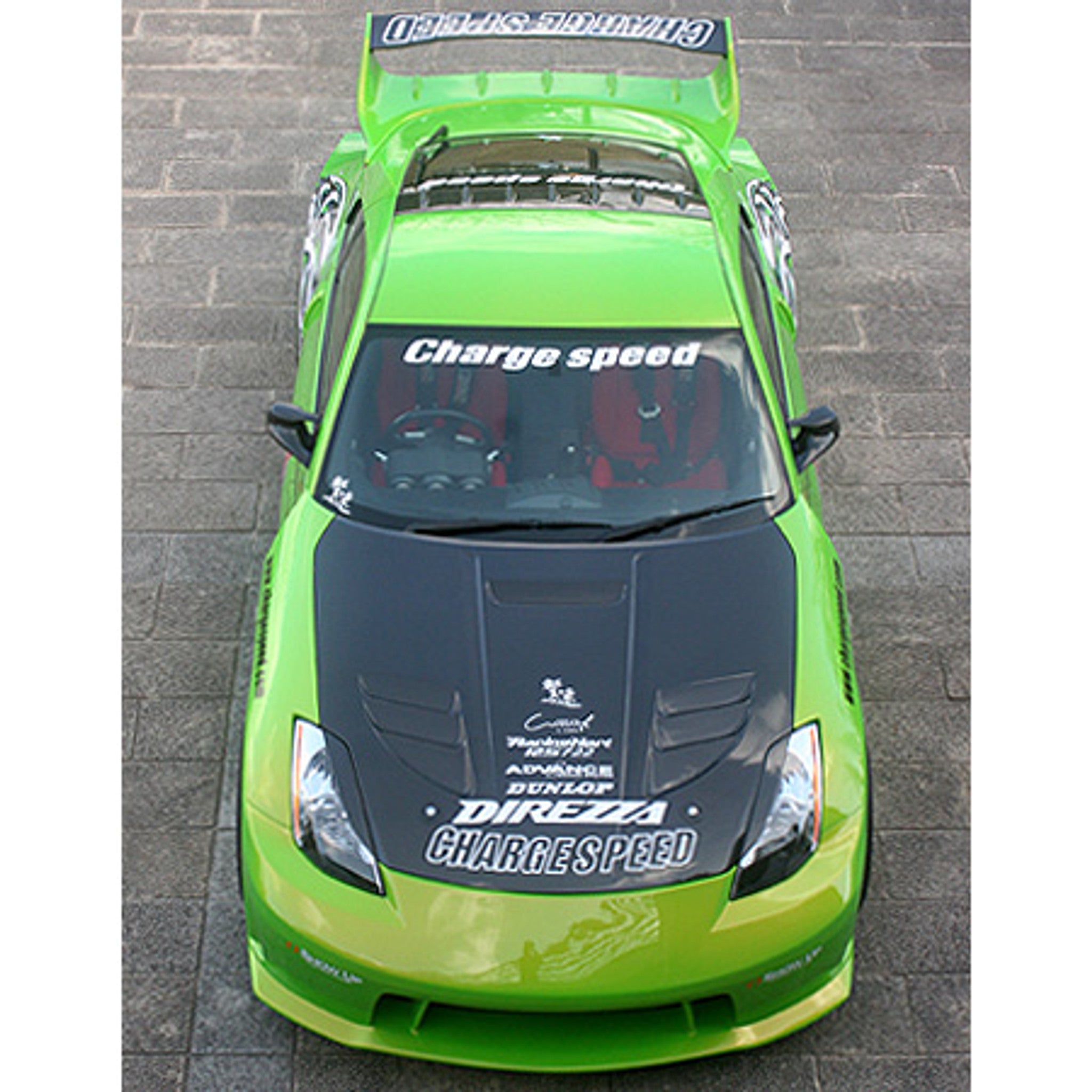 Charge Speed 2003-2008 Nissan 350Z GT FRP Center Rear Wing