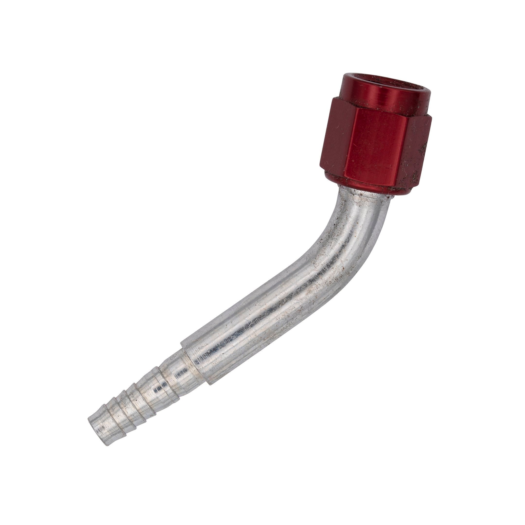 Flo Supply 3AN 45 Degree Hose End Assembly - Red Tube Nut